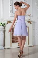 Lovely Knee Length Lavender Graduation Dress For Cheap