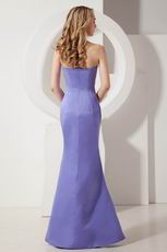 Sweetheart Mermaid Lavender Stain Prom Dress Celebrity Party