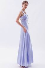 Elegant One Shoulder Cross Back Lavender Prom Dresses For Women
