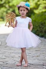 Lovely Square Knee Length Infant Lace Flower Girl Dress On Sale