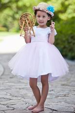 Lovely Square Knee Length Infant Lace Flower Girl Dress On Sale