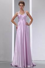 Not Expensive Halter Sweetheart Light Violet Prom Dresses