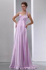 Not Expensive Halter Sweetheart Light Violet Prom Dresses