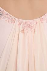 Beautiful Straps Cross Back Seashell Chiffon Prom Dress 2014