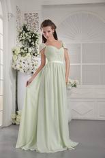 Yellow Green Off The Shoulder Make Your Own Prom Dress