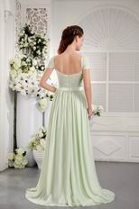 Yellow Green Off The Shoulder Make Your Own Prom Dress