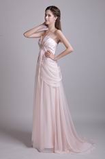 V-Shaped Strapless Baby Pink Prom Dress For Sale In Wisconsin