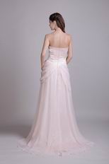 V-Shaped Strapless Baby Pink Prom Dress For Sale In Wisconsin