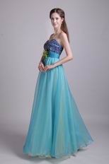Colorful Sweetheart Very Formal Dress With Sequin Fabric