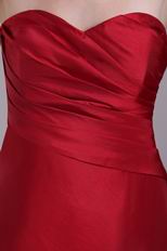 Sweetheart A-line Skirt Wine Red Different Prom Dresses