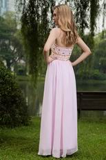 Baby Pink Empire Waist Skirt Cache Maternity Prom Dress