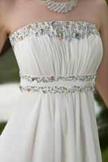 Designer Ivory Chiffon Prom Dresses Ready To Wear