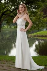 Designer Ivory Chiffon Prom Dresses Ready To Wear