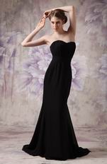 Discount Sweetheart Black Chiffon Club Party Dress Petite