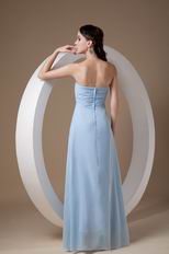 Elegant Light Blue Chiffon Very Formal Dresses Different