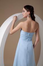 Elegant Light Blue Chiffon Very Formal Dresses Different