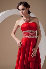 Strapless High-low Skirt Scarlet 2012 Prom Dress Discount