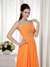 Tropical Orange Sweetheart Long A Prom Dress Website