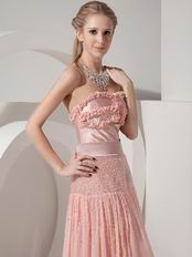 Ankle-length Blush 100D Chiffon Discount Prom Dress VvDress