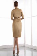 Modern Golden Mother Of The Bride Dress And Jacket