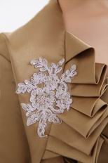 Modern Golden Mother Of The Bride Dress And Jacket