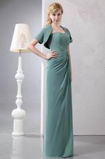 Mediun Aquamarine Mother Of The Bride Dress And Jacket