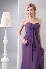 Cirss Cross Mediun Orchid Mother Of The Bride Dress