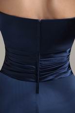 Navy Blue Halter Dress And Jacket Mother Of The Bride