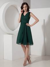 Dark Green Short Dress For 2014 Mother Of The Bride Cheap