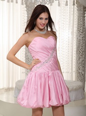 New Coming Brand Taffeta Short Dress For Prom Girl Lovely Knee Length Sexy