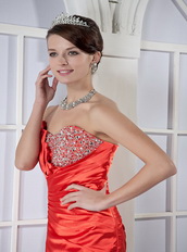 Red Sweetheart Mini-length Taffeta Where To Find Short Prom Dress Knee Length Sexy