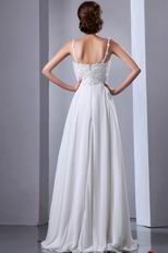 Spaghetti Straps Chiffon Maternity Wedding Dress In Texas