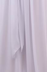 V Neck Floor Length White Pregnant Wedding Dress