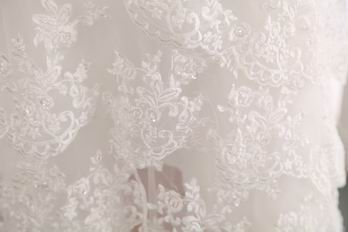 Pretty High Low Layers Maternity Wedding Dress With Applique