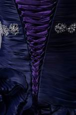 Layers Ruffles Skirt Navy Blue Ball Gown Quinceanera Dress