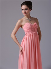 Watermelon Sweethear Floor-length Junior Bridesmaid Skirt Wedding Guest