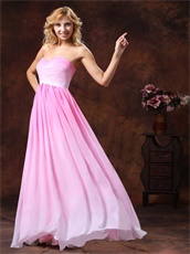 Fairy Baby Pink To Pink Gradient Sweetheart Gown For Bridesmaid Purchase