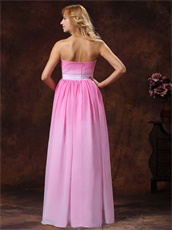 Fairy Baby Pink To Pink Gradient Sweetheart Gown For Bridesmaid Purchase