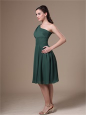 Wholesale Price Bridesmaids Dress One Shoulder Strap With Ribbon