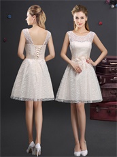 Cheap Price Wholesale Short Bowing Lace Skirt For 2019 Dama Wear