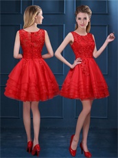 Scarlet Lightness Mini Tulle Skirt With Lace Uppper Part Cheap