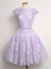 Available Conservative High Neck Short Lace Dresses For Prom