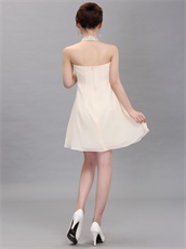 Hot Sell Beaded Homecoming Short Dress By Champagne Chiffon