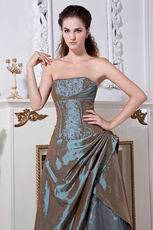 Embroidery Corset Celebrity Top Designer Evening Dress