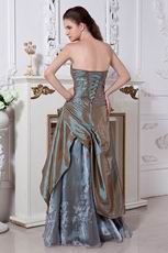 Embroidery Corset Celebrity Top Designer Evening Dress