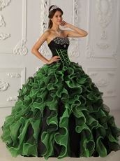 Sweetheart Sprin Green Dama Quinceanera Dress For Dsicount