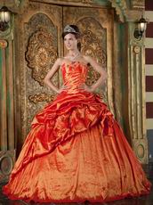 Nice Orange Red Dress To Quinceanera Wear In Maryland