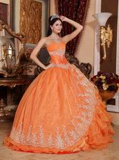 Where Can I Find 2014 Winter Quinceanera Dress Orange