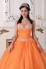 Cheap Sweetheart Orange Buy Dress To Quinceanera Party