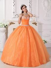 Cheap Sweetheart Orange Buy Dress To Quinceanera Party
